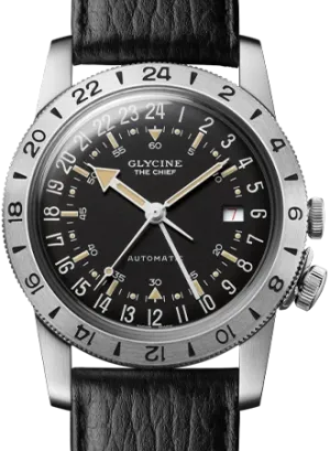 Airman “The Chief” GMT Black - Leather Ref. GL0465