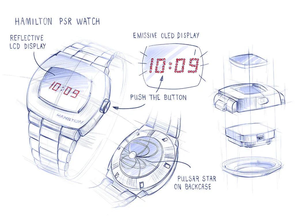 American Classic PSR Digital Quartz Steel Ref. H52414130