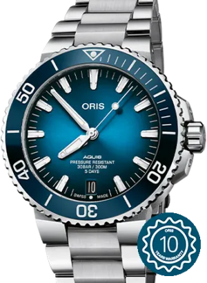 Aquis Date Calibre 400 - Bracelet - 43.5mm - Ref. 01 400 7763 4135-07 8 24 09PEB