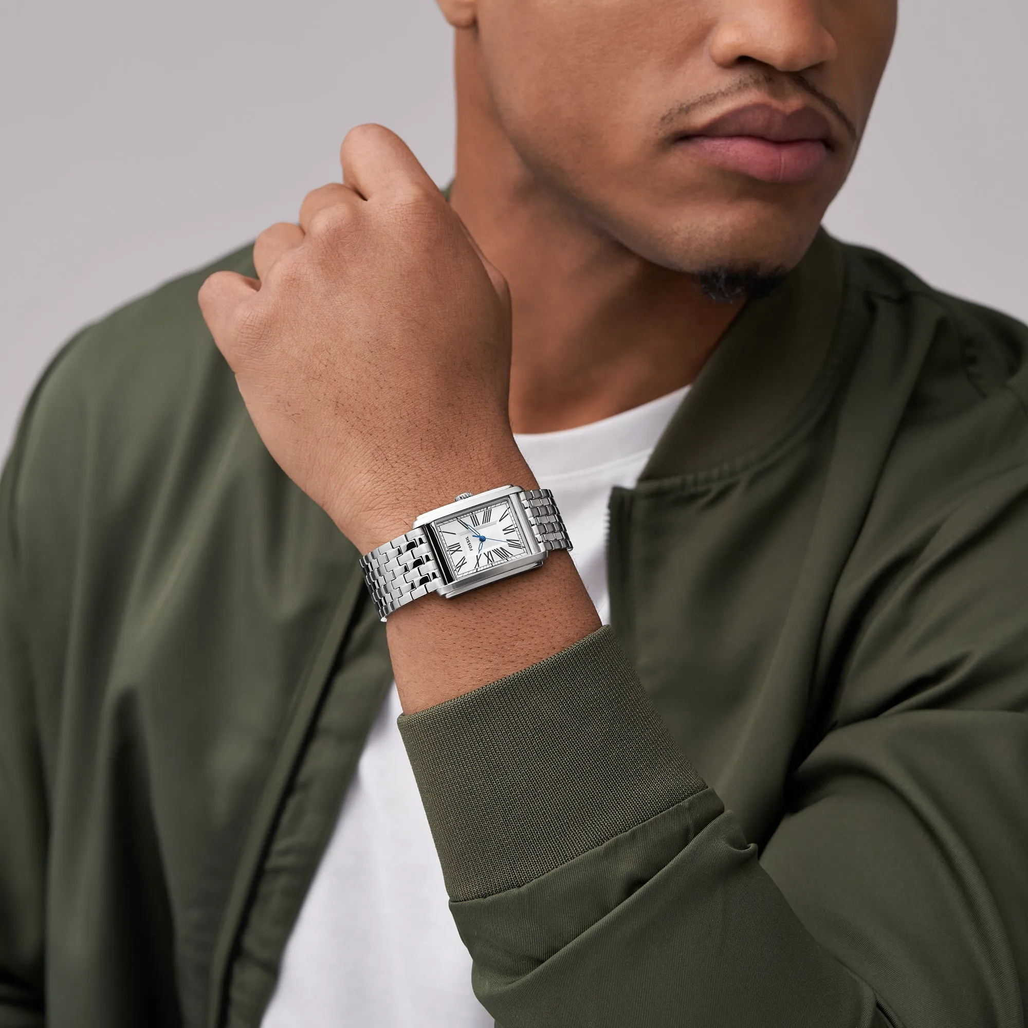 Carraway Three-Hand Stainless Steel Watch