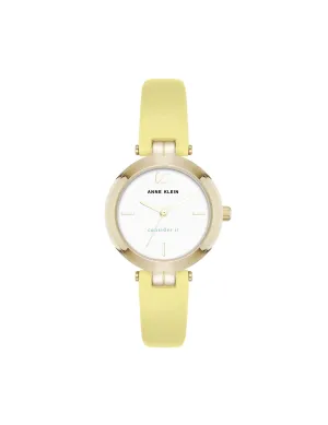 Consider It Round Sustainable Leather Band Watch