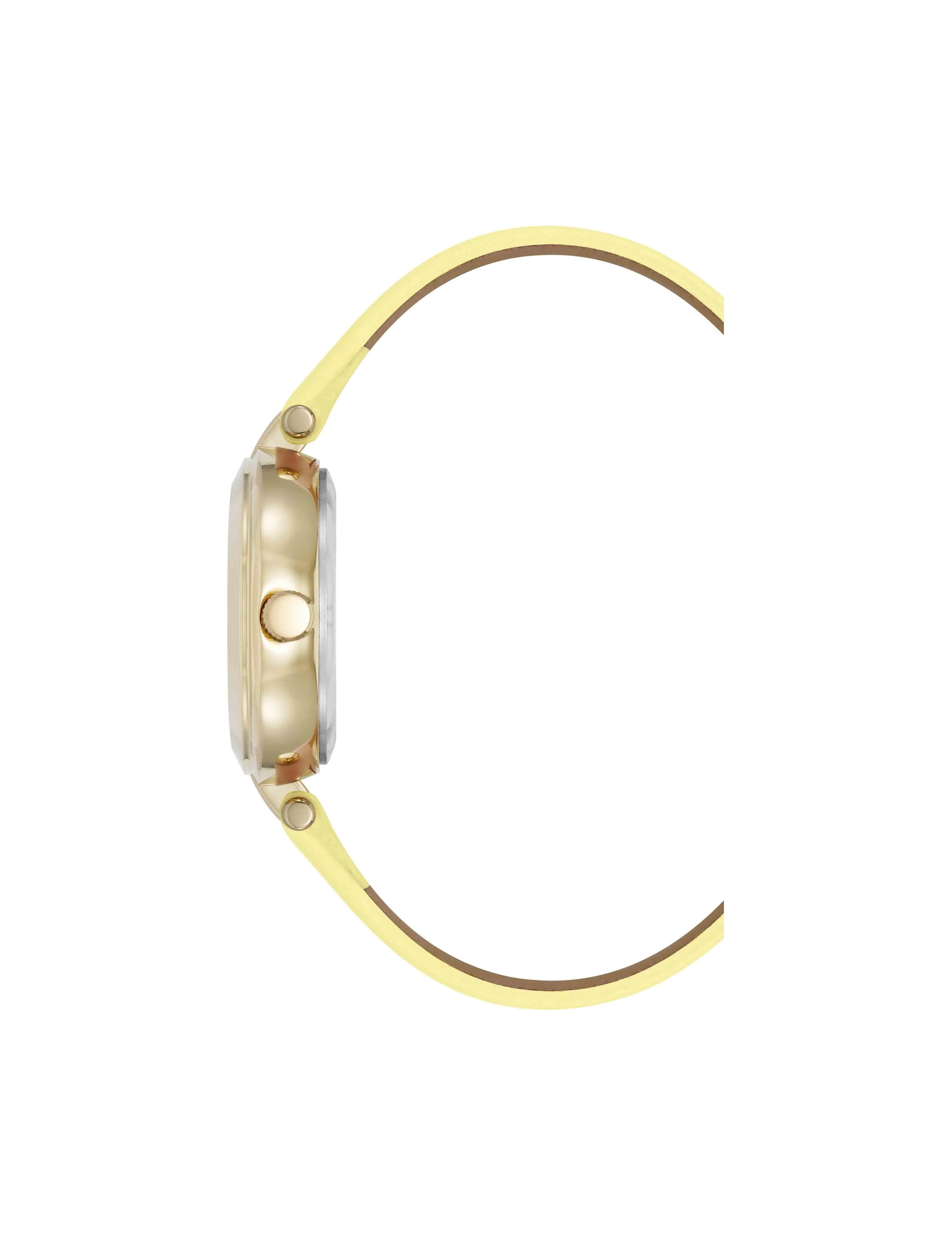 Consider It Round Sustainable Leather Band Watch