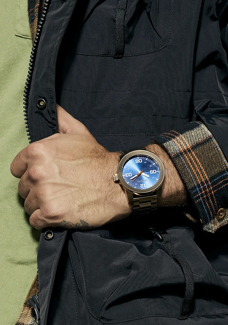 Corporal Stainless Steel - Desert Gold / Arles Blue