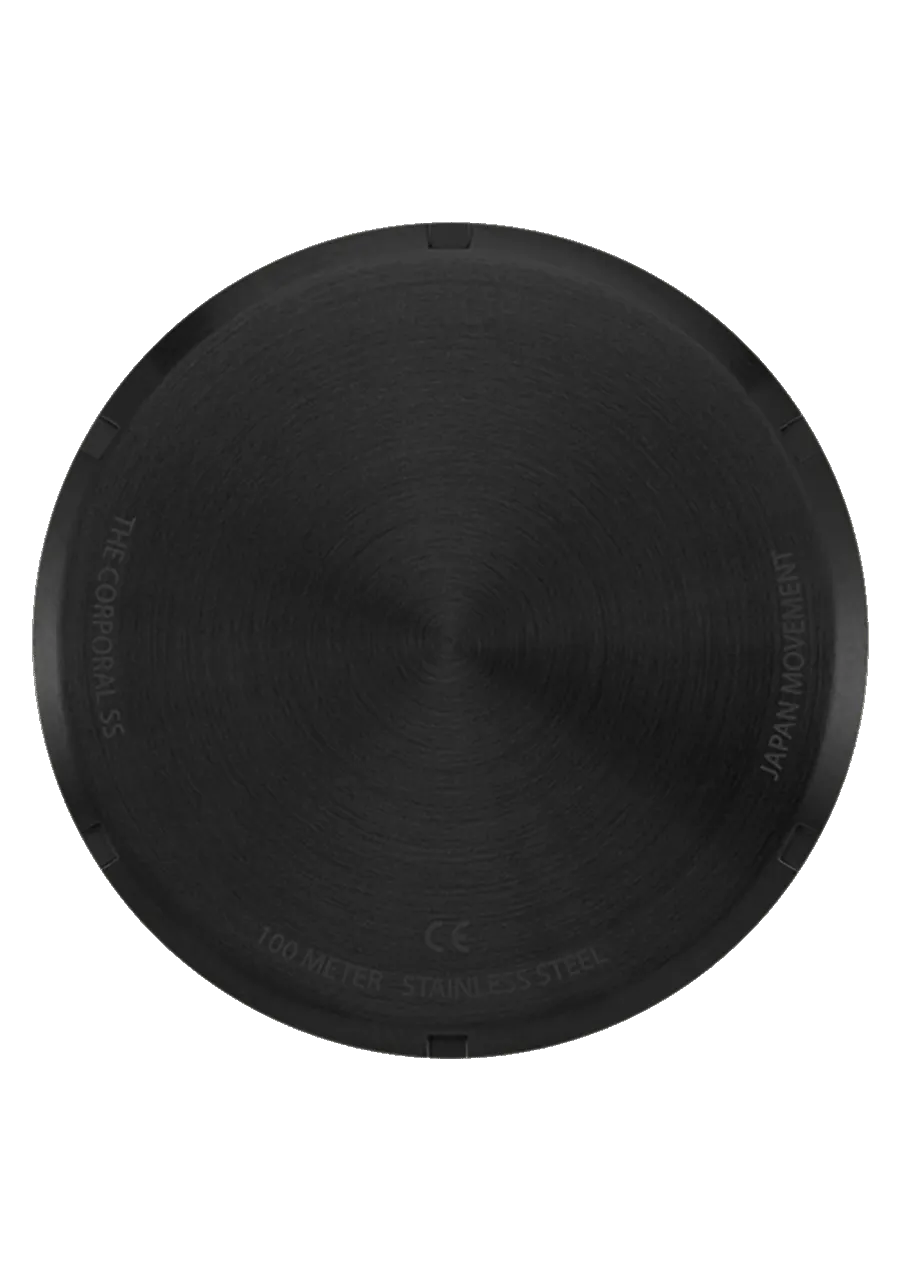 Corporal Stainless Steel - Super Black / Black Top
