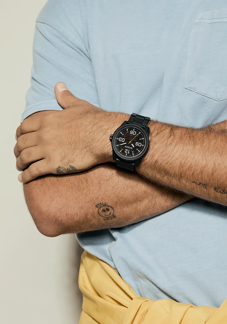 Corporal Stainless Steel - Super Black / Black Top
