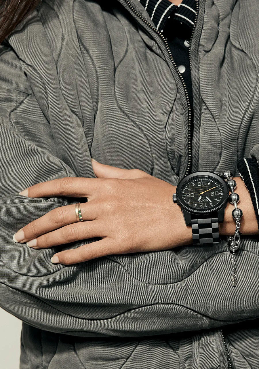 Corporal Stainless Steel - Super Black / Black Top