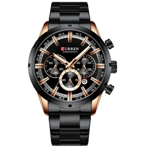 Curren Stainless Steel Chronograph Men's Watch (Dial - 4.7cm) - CUR198