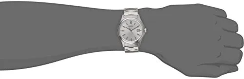 Ebel Wave Stainless Steel Silver Dial Date Quartz Mens Watch 1216200