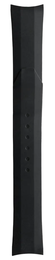 Formex Essence Deployant Black Rubber Strap 22mm
