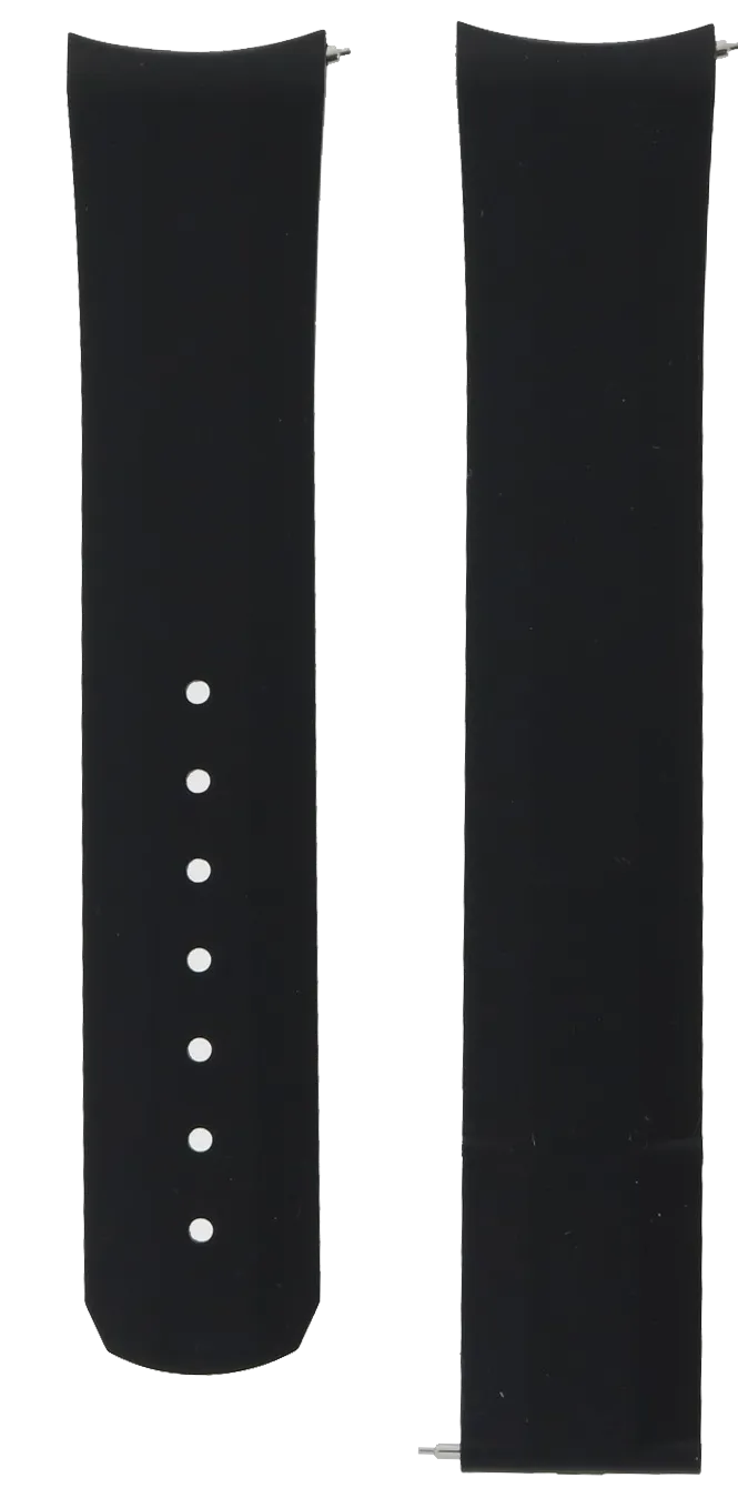 Formex Essence Deployant Black Rubber Strap 22mm