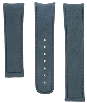 Formex Essence Deployant Blue Leather Strap 22mm