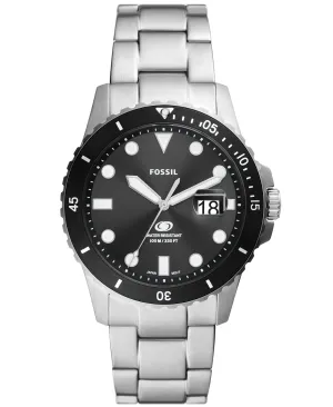 Fossil Blue Dive Three-Hand Date Stainless Steel Watch