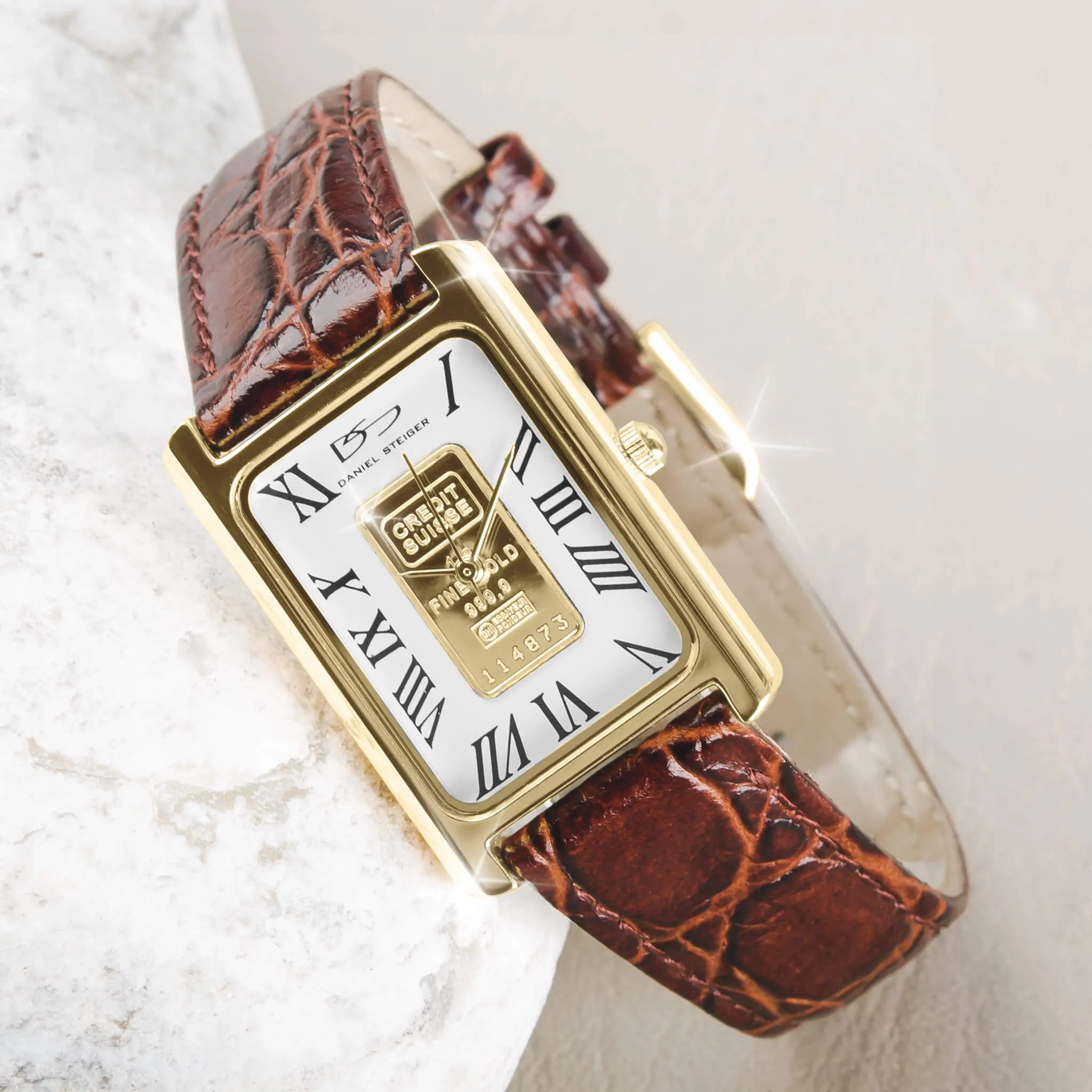 Gold Ingot Men's Watch