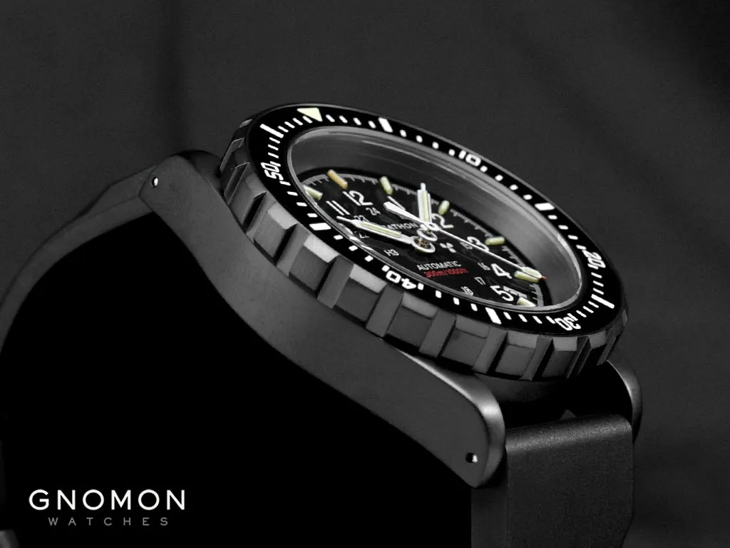 GSAR NGM Diver Black Automatic - Rubber Ref. WW194006BK-0130