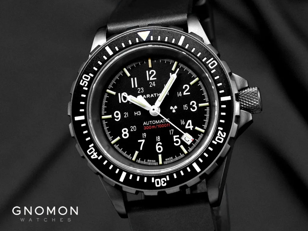 GSAR NGM Diver Black Automatic - Rubber Ref. WW194006BK-0130