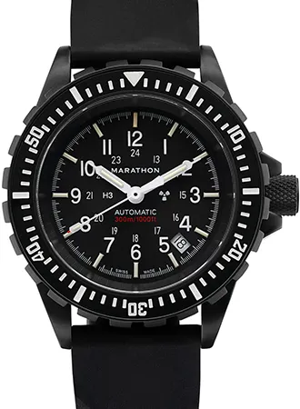 GSAR NGM Diver Black Automatic - Rubber Ref. WW194006BK-0130