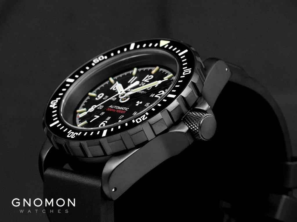 GSAR NGM Diver Black Automatic - Rubber Ref. WW194006BK-0130