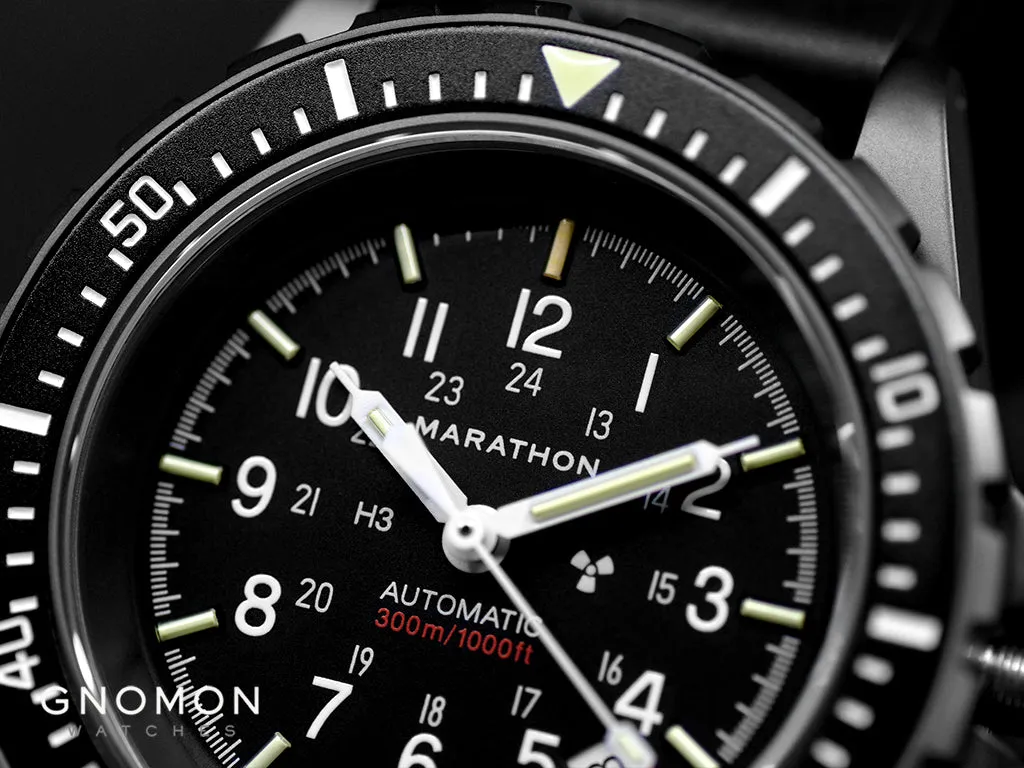 GSAR NGM Diver Black Automatic - Rubber Ref. WW194006BK-0130