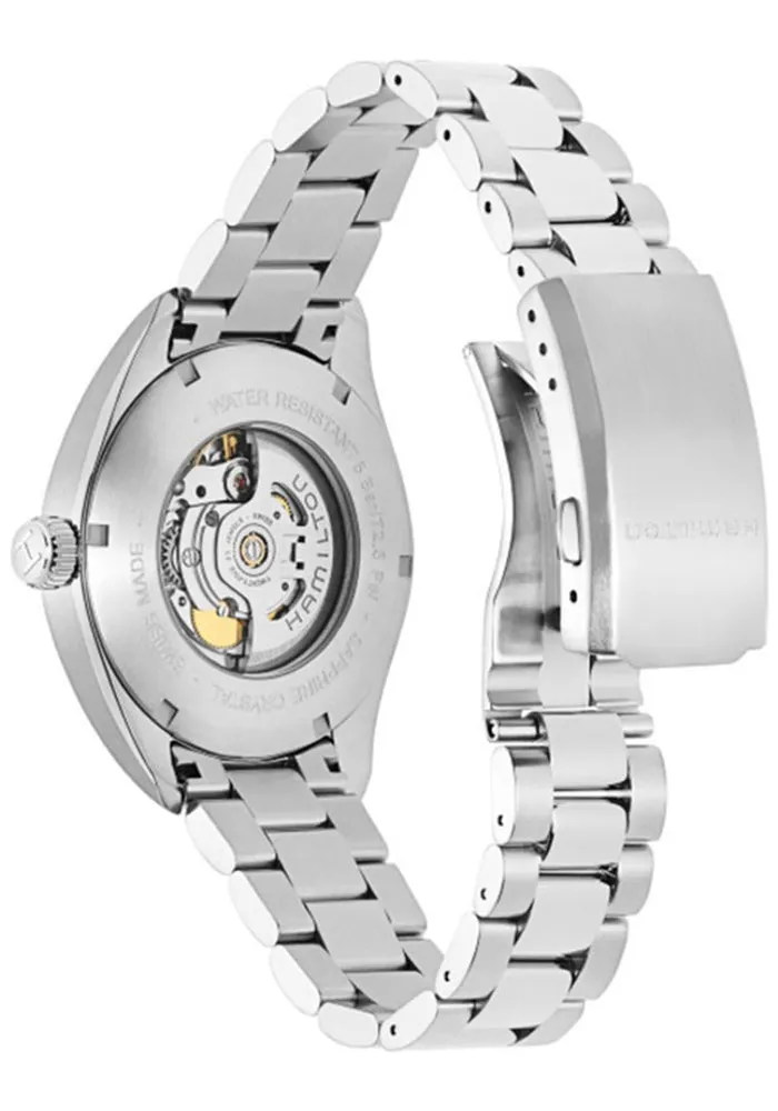 Hamilton Khaki Field Day Date Automatic Stainless Steel Silver Dial Mens Watch H70505153