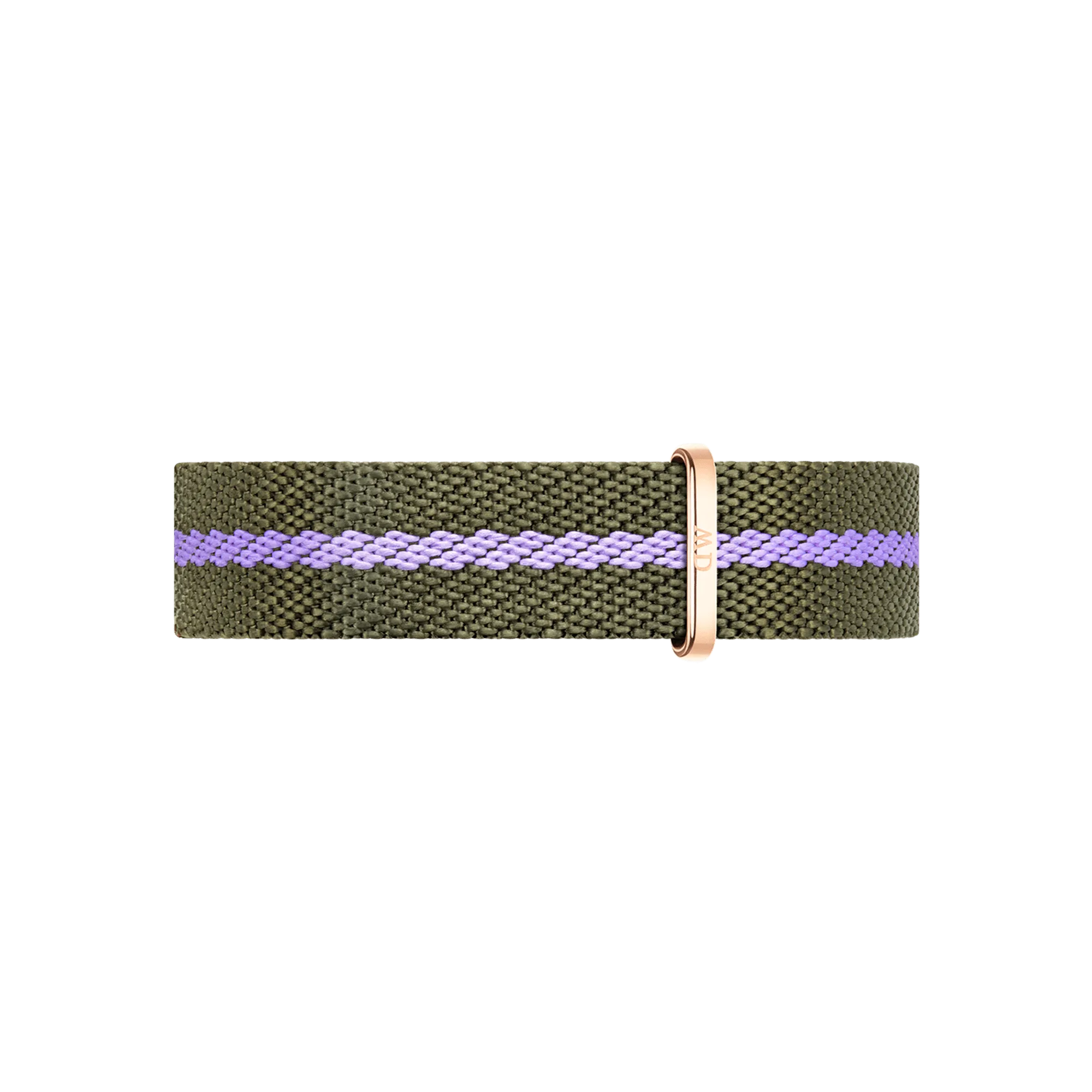 Iconic NATO Green/Purple Rose Gold
