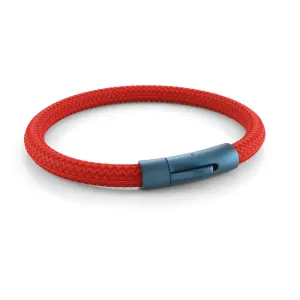 Italgem Steel Rubber Bracelet