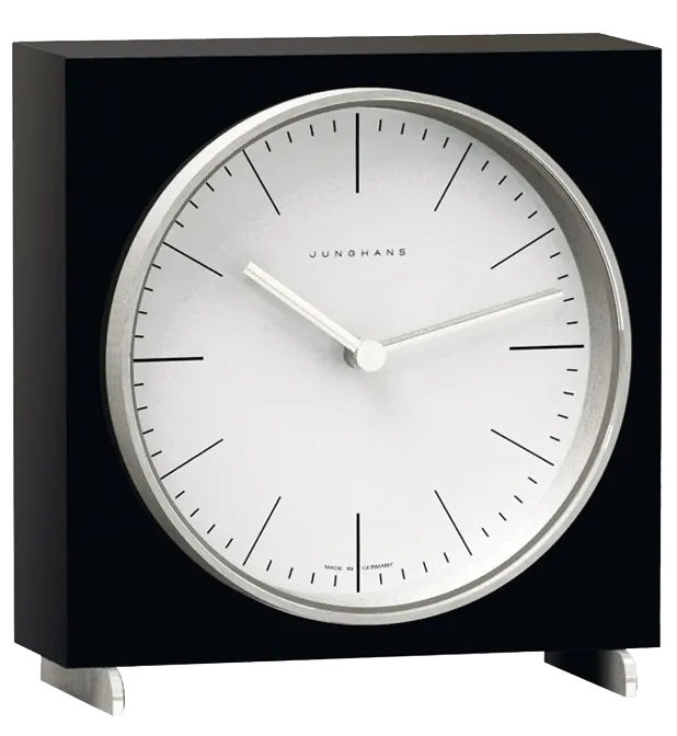 Junghans Max Bill Radio Controlled Table Clock 383/2202.00