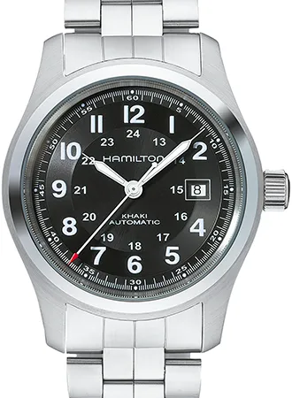 Khaki Field Automatic Black 42 - Bracelet Ref. H70515137