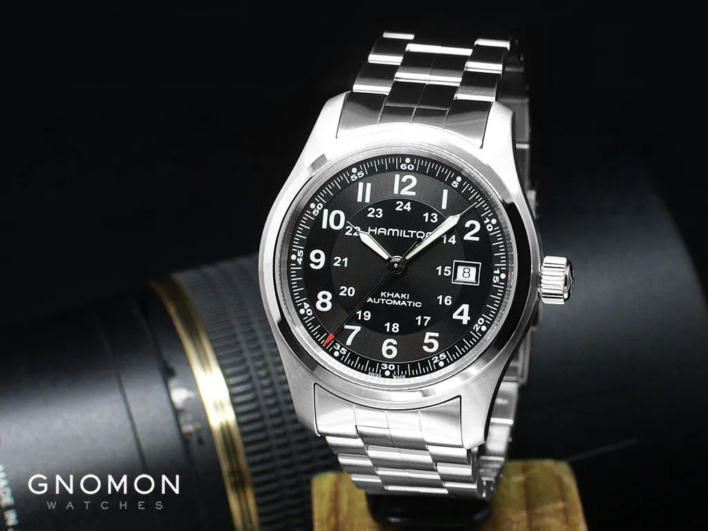 Khaki Field Automatic Black 42 - Bracelet Ref. H70515137
