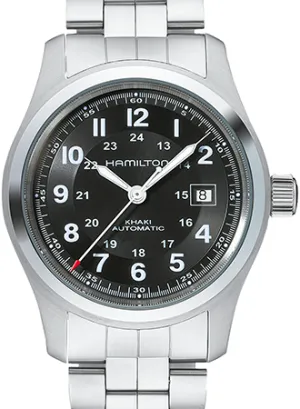 Khaki Field Automatic Black 42 - Bracelet Ref. H70515137