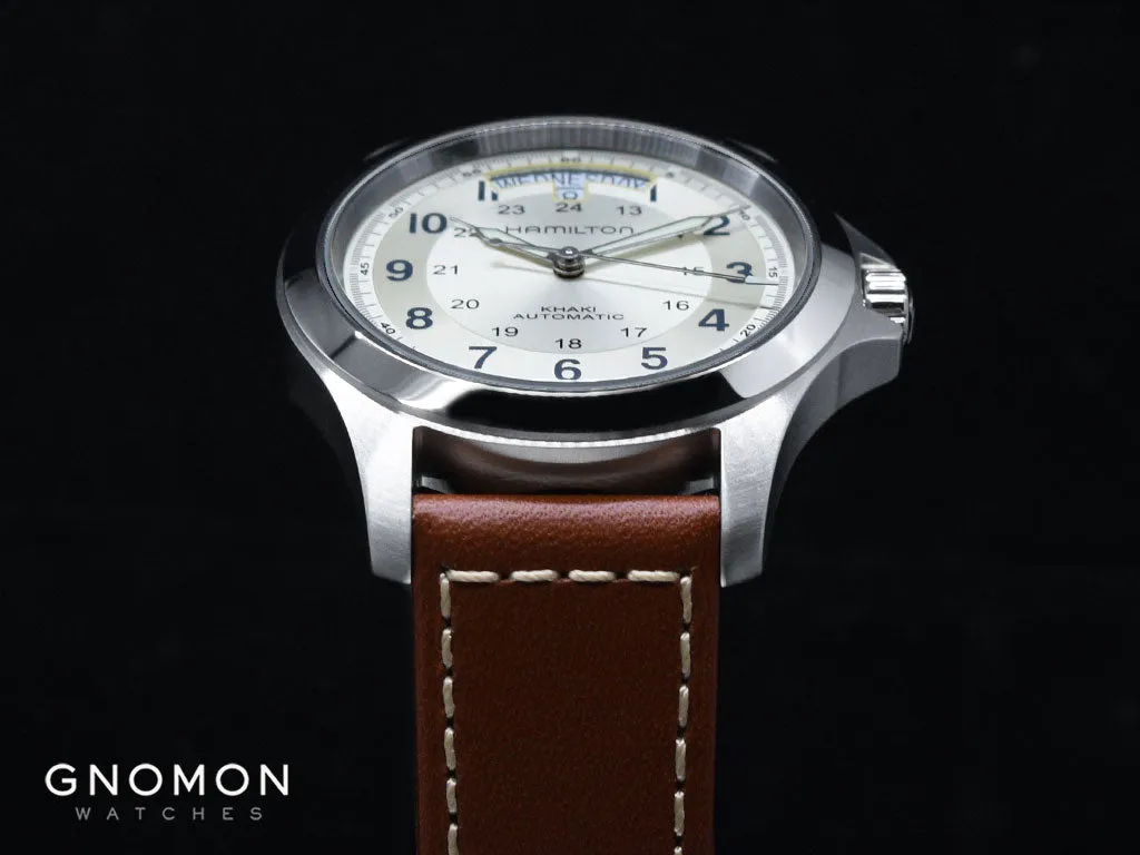 Khaki Field King Auto Silver - Leather Ref. H64455523