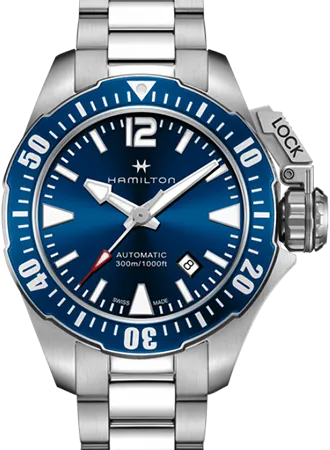 Khaki Navy Frogman Blue - Bracelet Ref. H77705145