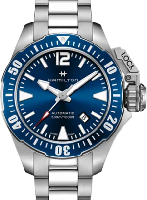 Khaki Navy Frogman Blue - Bracelet Ref. H77705145