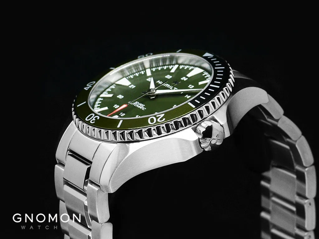 Khaki Navy Scuba Auto 40 Green - Bracelet Ref. H82375161