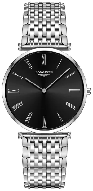 Longines La Grande Classique Stainless Steel Black Dial Mens Watch L47664516