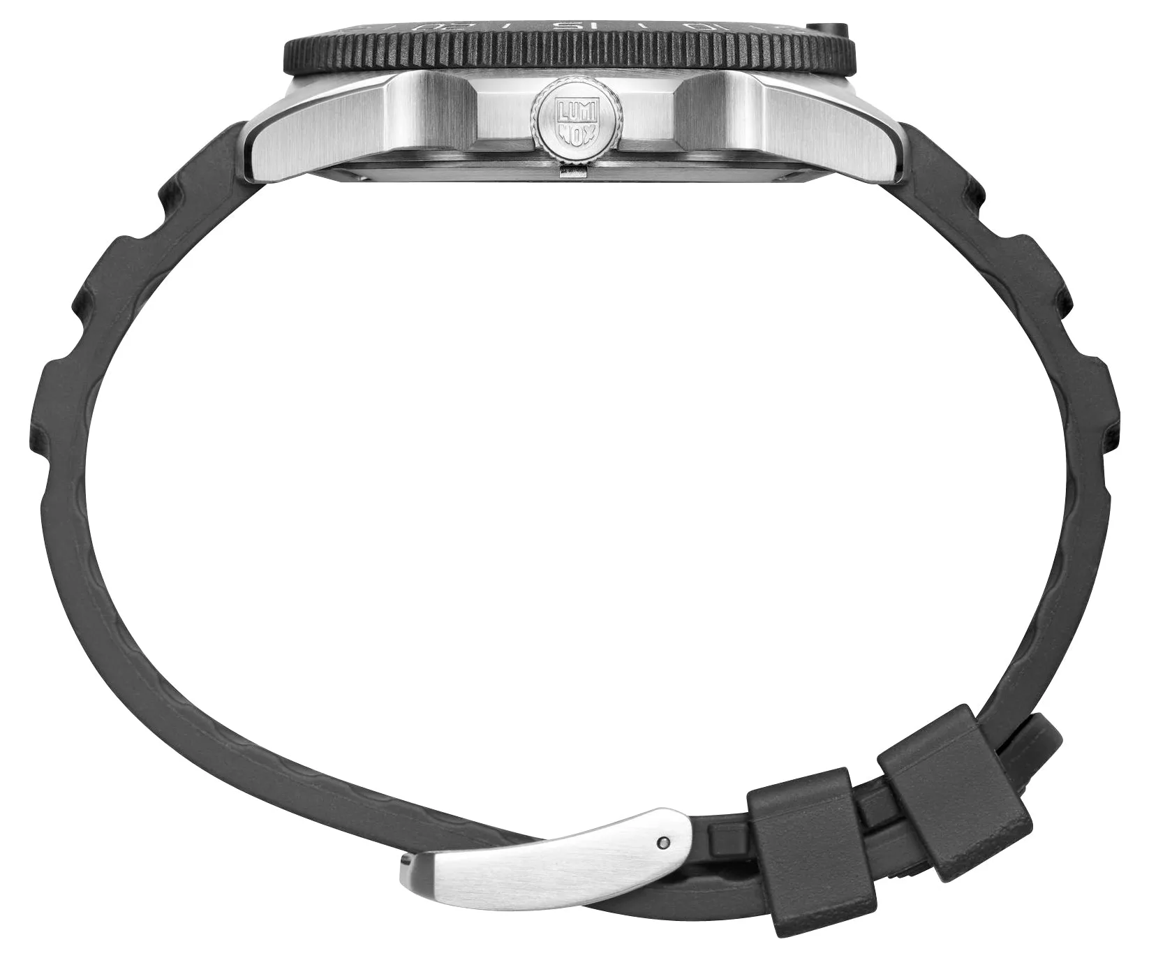 Luminox Pacific Diver Stainless Steel Red Dial Black Rubber Strap Date Divers Quartz Mens Watch XS.3135