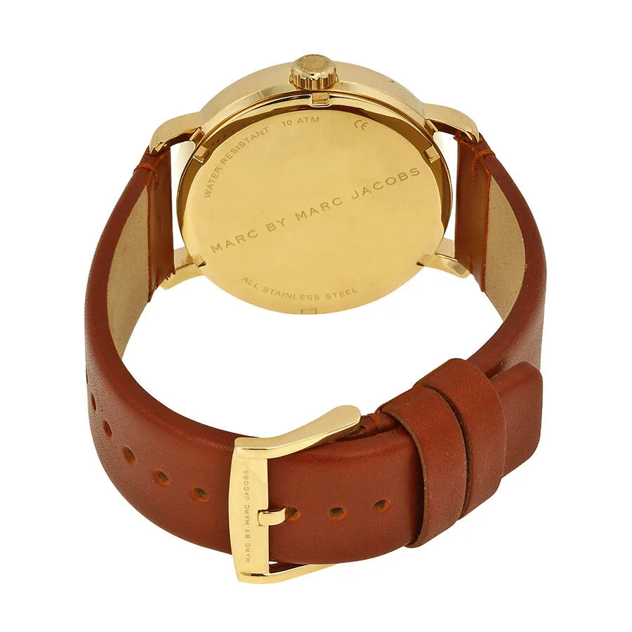 Marc By Marc Jacobs Fergus Green Dial Brown Leather Men's Watch MBM5077 (Defect)