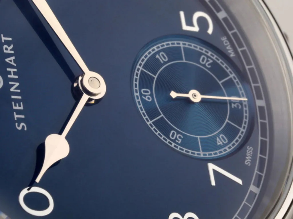 Marine Chronometer 42 Arabic Blue