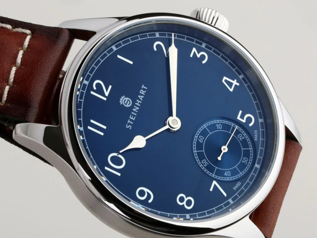 Marine Chronometer 42 Arabic Blue