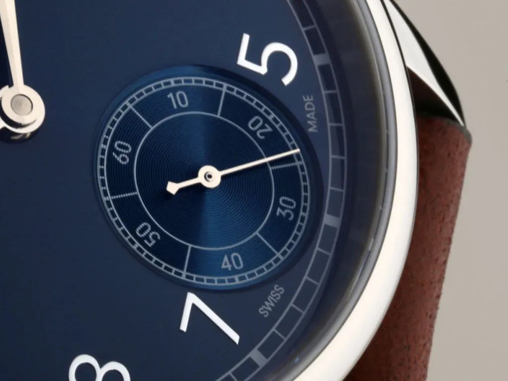 Marine Chronometer 42 Arabic Blue