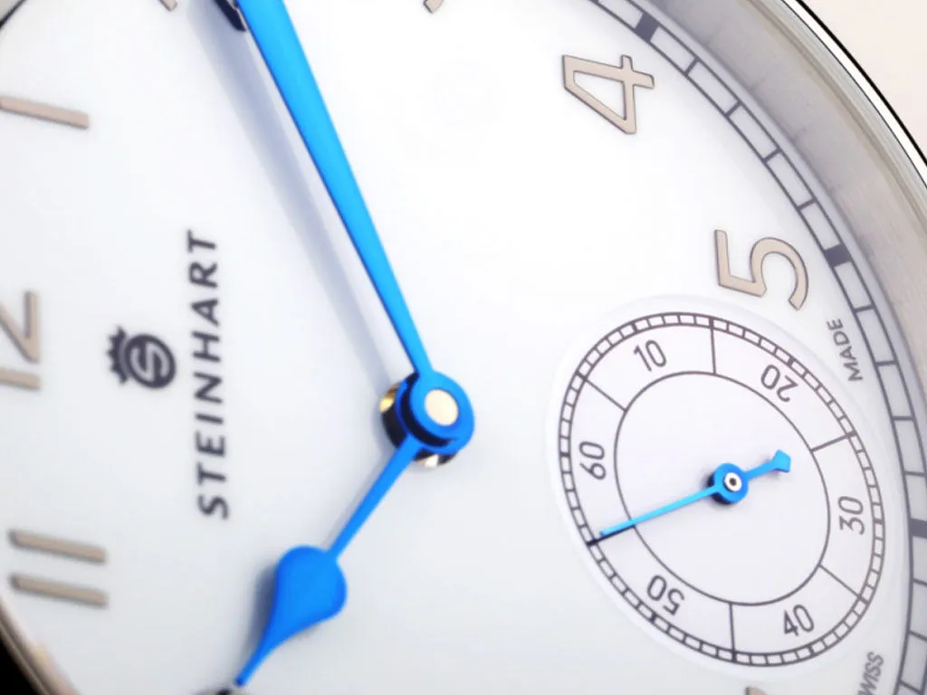 Marine Chronometer 42 Arabic White