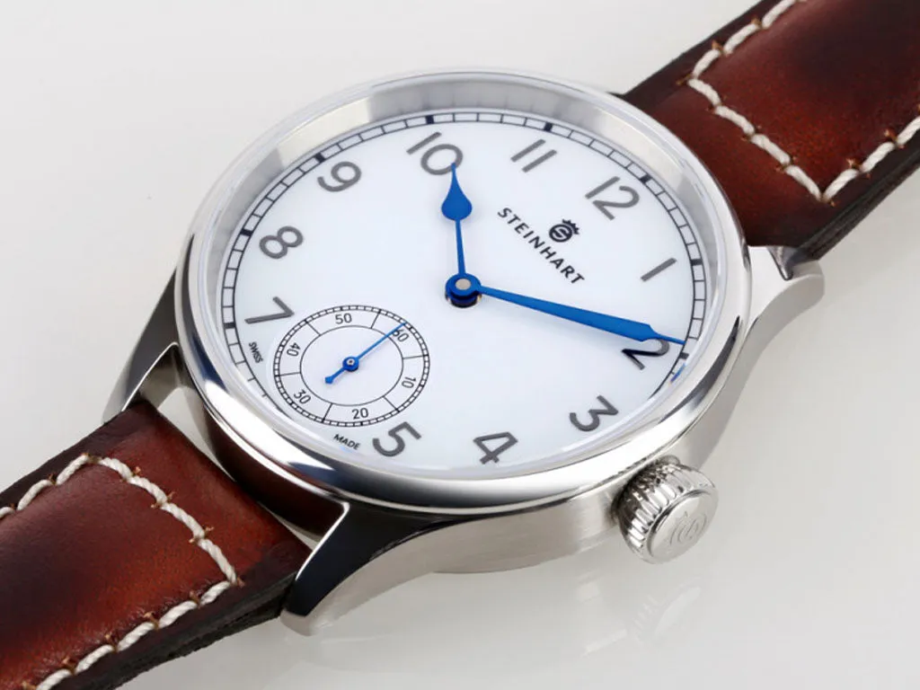 Marine Chronometer 42 Arabic White