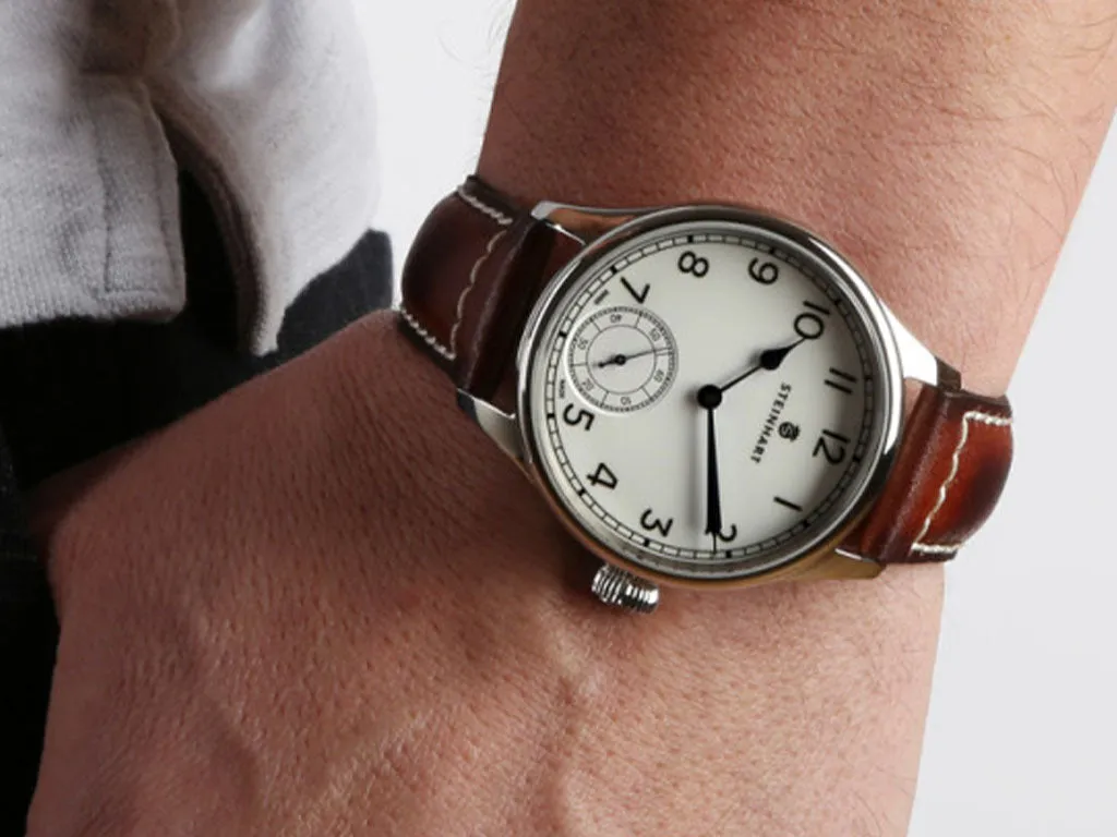 Marine Chronometer 42 Arabic White