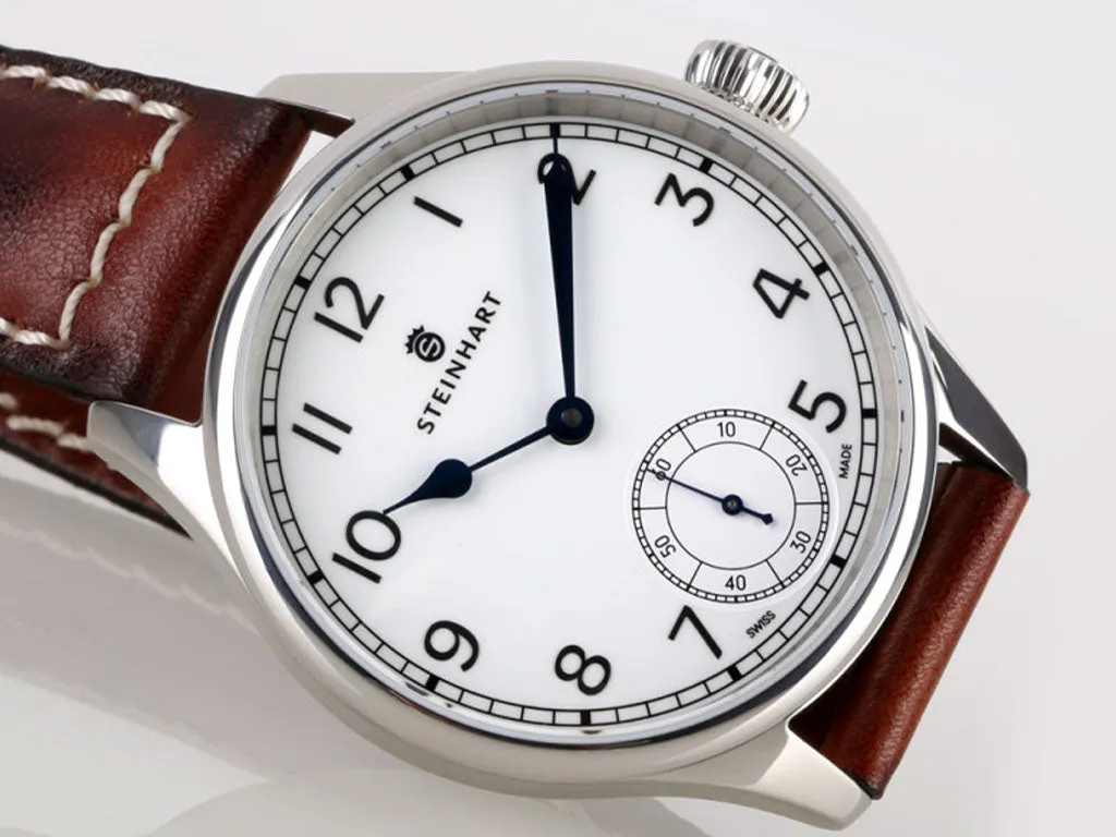 Marine Chronometer 42 Arabic White
