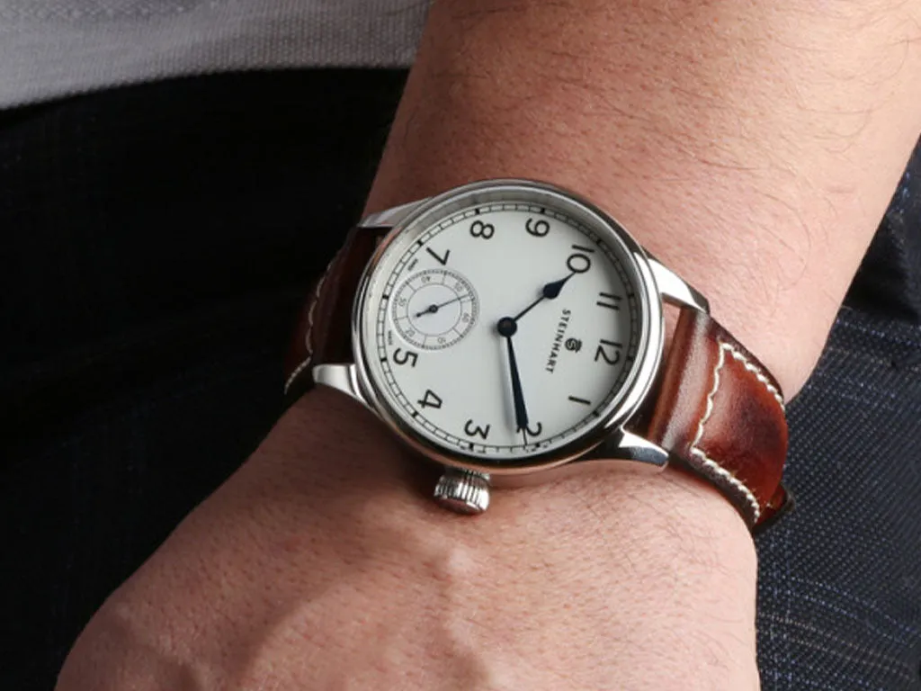 Marine Chronometer 42 Arabic White