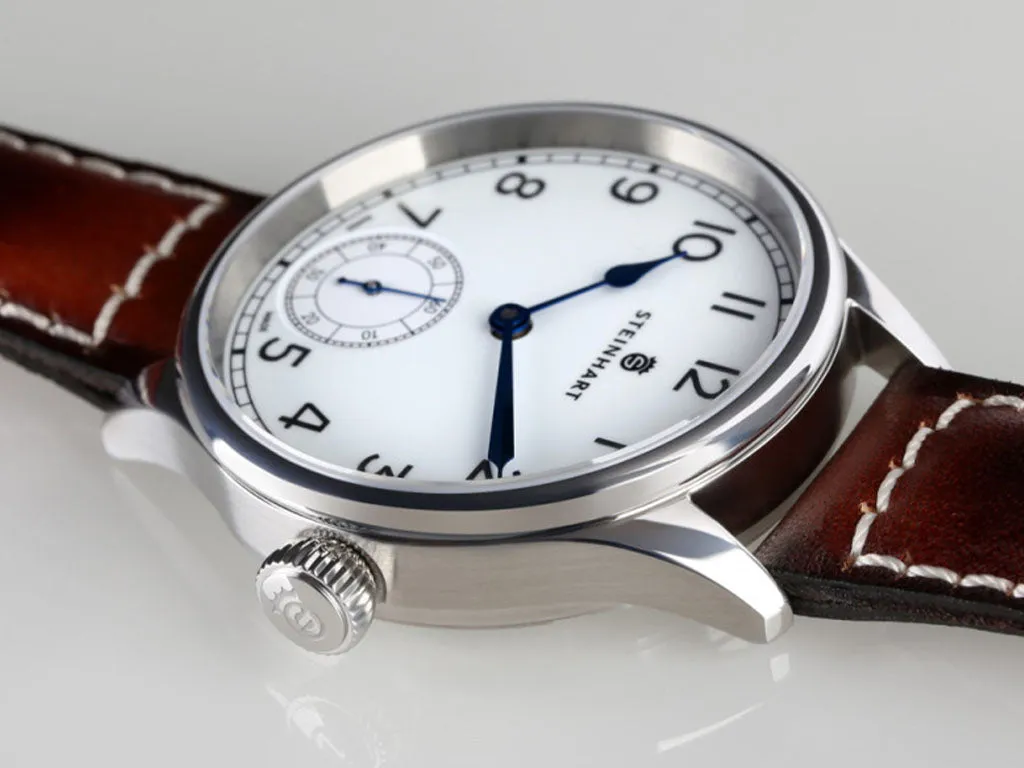 Marine Chronometer 42 Arabic White