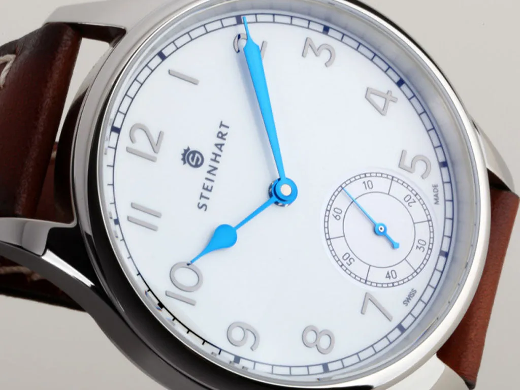 Marine Chronometer 42 Arabic White