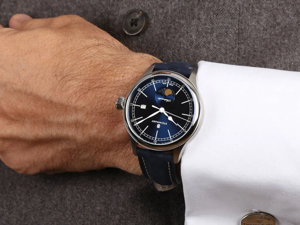 Marine Moon Phase Blue