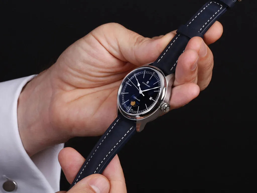 Marine Moon Phase Blue