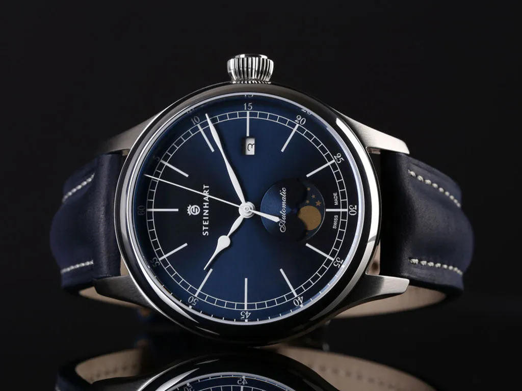 Marine Moon Phase Blue