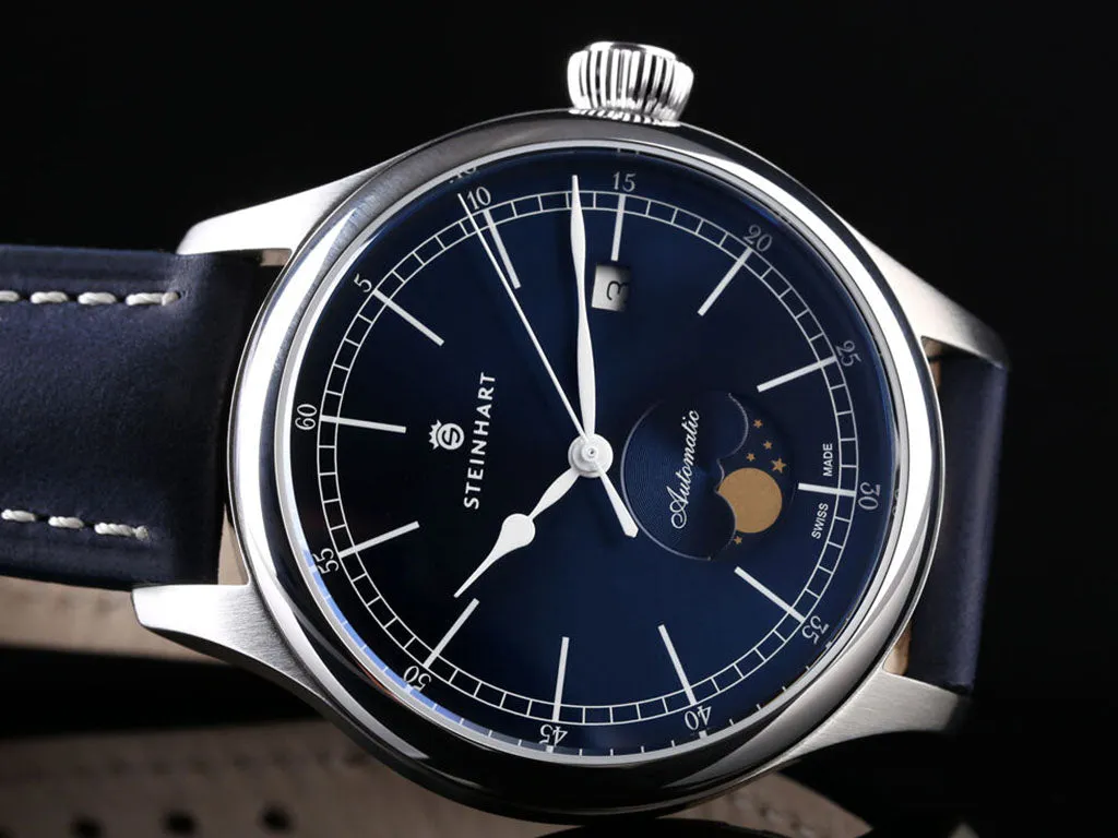 Marine Moon Phase Blue